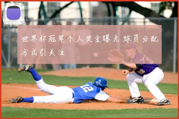 世界杯冠军个人奖金曝光 球员分配方式引关注