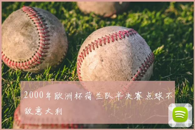 2000年欧洲杯荷兰队半决赛点球不敌意大利